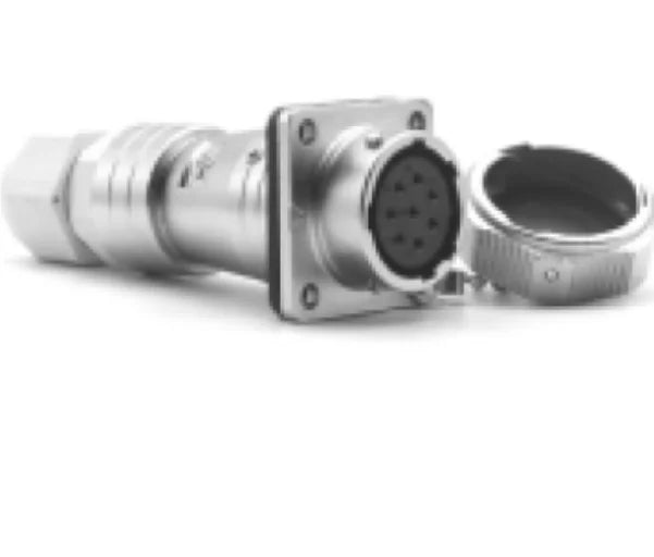 PTC24F-10S  24MM Professional Aviation Wire Connectors Manufacturer CNC Electrical Equipment 6/10/12/19 Pin Waterproof Connector