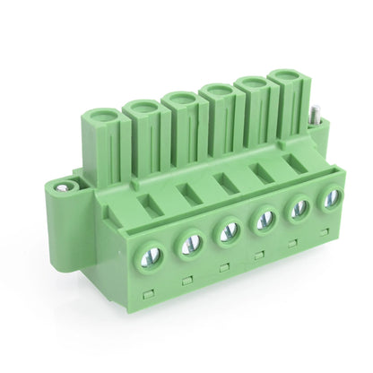 QPVH-1016F-6P 10.16mm Pitch 6P Female and Male Wire Connector Terminators PCB Screw Plug-in Terminal Block