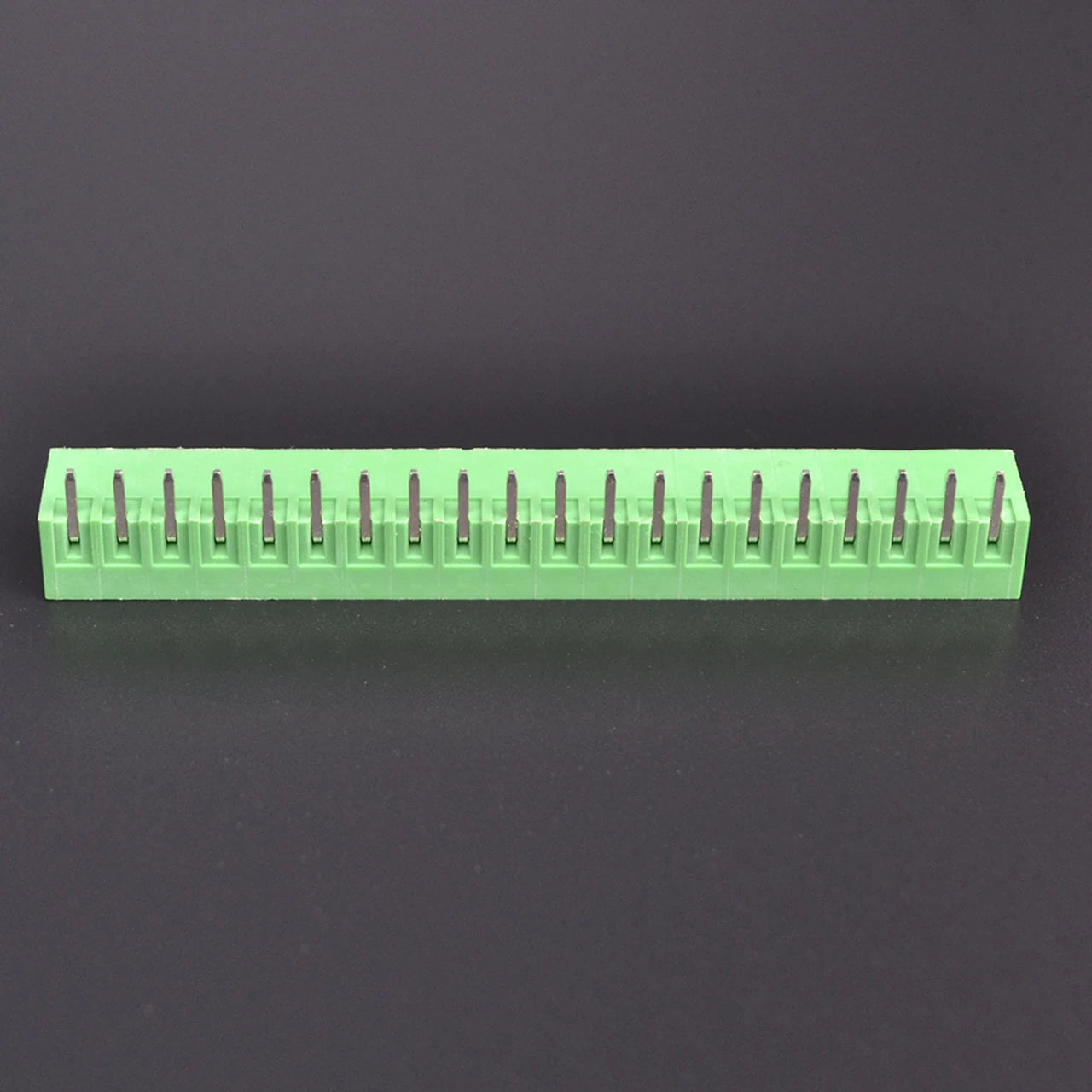 QS-381R-19P PCB Terminal Blocks 3.81mm Pitch 19P 300V 10A Green High Strength Screw Connector