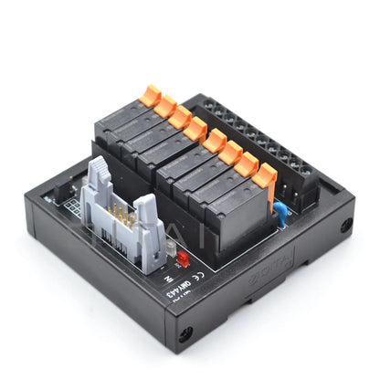 QMY443 Sealed Miniature 4-Pin Control Protective Signal Relay Module AC/DC 5A 250V Connection Cable for PLC