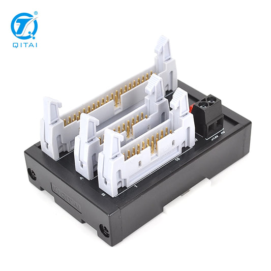 QMT063C Plug-In PLC Relay Terminal Block Module Feed Through Type With IO Station Transfer Terminal Block