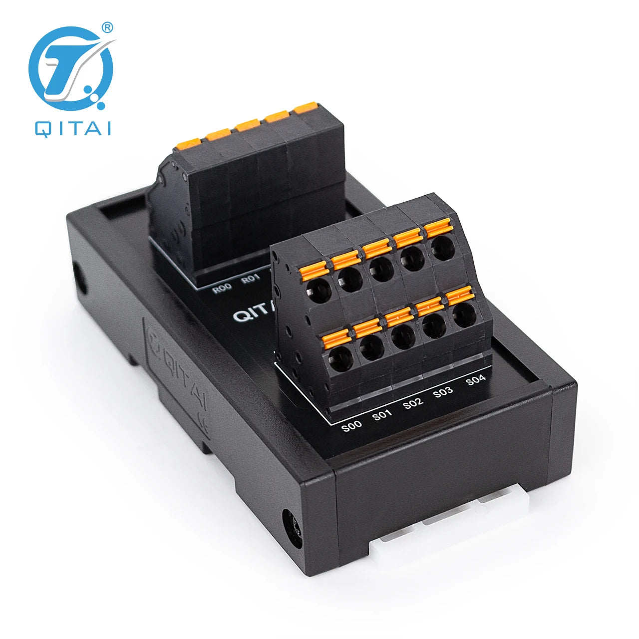 QMT121 Spring Type Terminal Block Transfer Two-layer Independence 10 Bit European Quick-connect Terminal