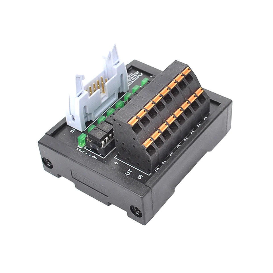 QMY303SL-P NPN PNP Counter 8SSR 60V Automotive Terminal Block Module with Spring Connection Industrial Automation Control Board
