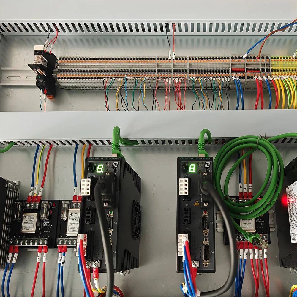 QUKJ-16JD Earth Electrical Terminals Din Rail Screw Include Divider Pieces End Terminal Blocks Terminal Strip
