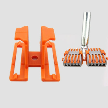 QPCT Quick-connect Terminal Block Screw Mounting Bracket Fixture Arm Holder Frame Terminals Fixing Accessories