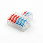 QDF Lever Wire Connectors Clear Transparent Quick Wiring Cable Connector Out Push-in Conductor Terminal Block
