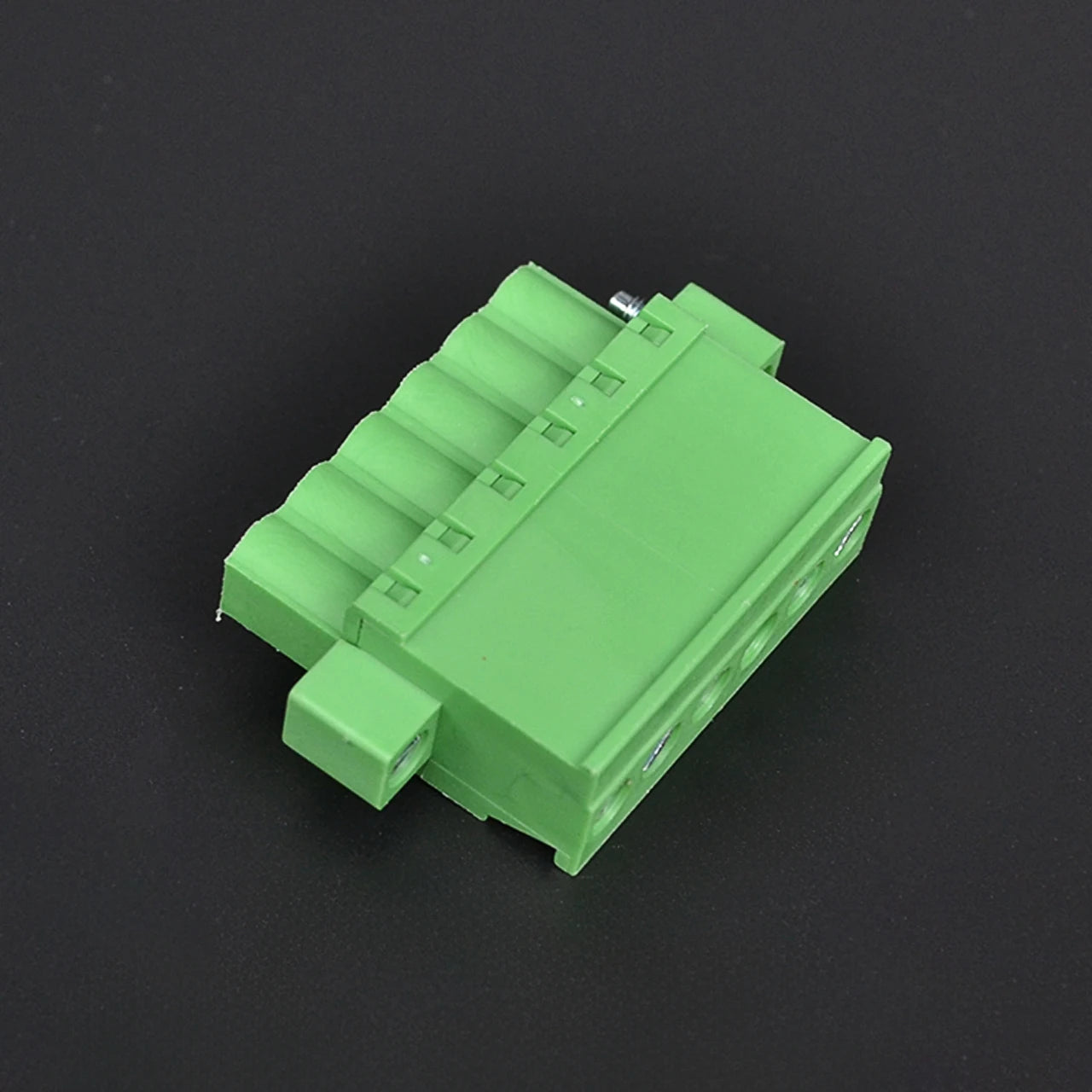 QPRA-508F-6P 5.08mm Pitch 300v 15A M3.0 Screw Green PA Material QPR Series Plug PCB Terminal Blocks
