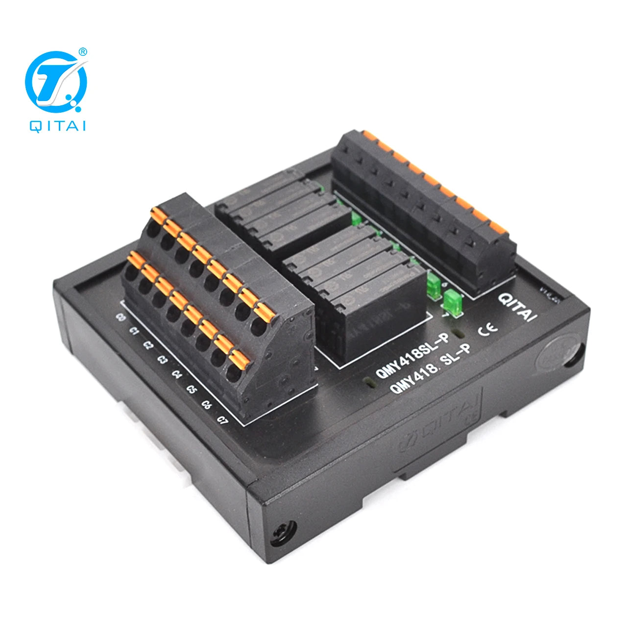 QMY418SL-P Industrial Relay Module Integrated Terminal Blocks Multi-Relay, CE Certified Industrial Automation & Efficient Wiring