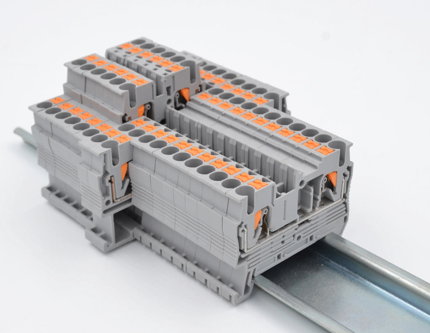 TH-35 35mm Wide Conventional DIN RAIL Steel and Aluminum Control Panel Terminal Block Control Panel Mounting Rail