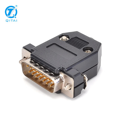 822-15-2 D-SUB 15P 5A Female Copper IP66 Connector with Glued Housing and Print Line