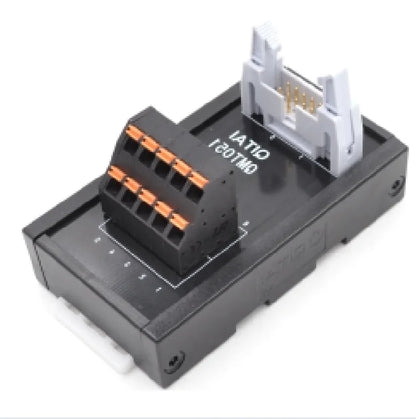 QMT051 10-Pole Spring Type Terminal Block Adapter for Automotive PLC Sensor Breakout Board