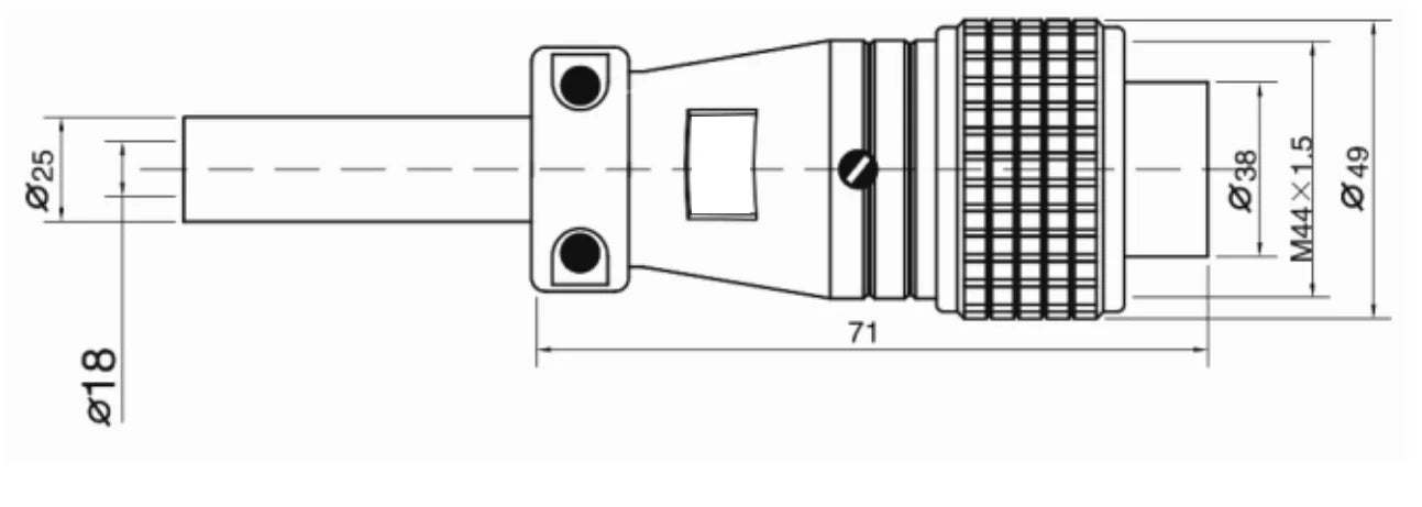 P40-32A Power Wire Connections Cable Type Plug 40mm 250V Metal Circular Aviation Connector Waterproof 5/9/15/26/31/32-PIN