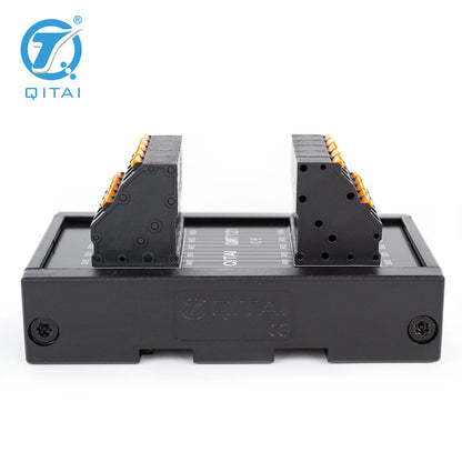 QMT121 Spring Type Terminal Block Transfer Two-layer Independence 10 Bit European Quick-connect Terminal