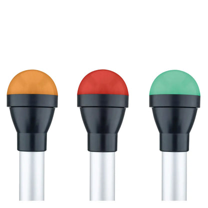52mm Dome Equipment Indicator Light 3 Color Mini Led Signal Tower Light with Buzzer 12V/24V