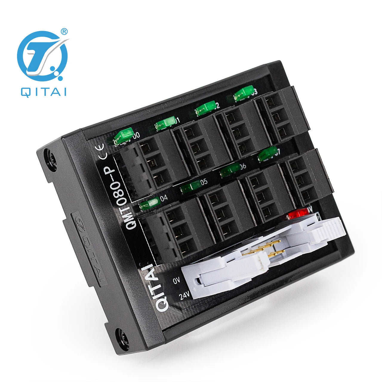 QMT080-P PNP High Efficiency 8 Bit Input Terminal Block DC24V 1A PLC Module Connect With LED Light
