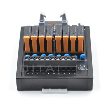 QMY443 Sealed Miniature 4-Pin Control Protective Signal Relay Module AC/DC 5A 250V Connection Cable for PLC