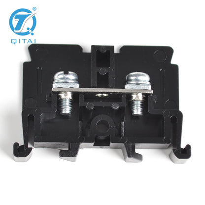 QUTD-15  Cheap Terminal Block Fuse 660V 20A DIN Rail Mount Te Fused Terminal Block for 2mm2 Wire PA66 Brass 12-month Warranty