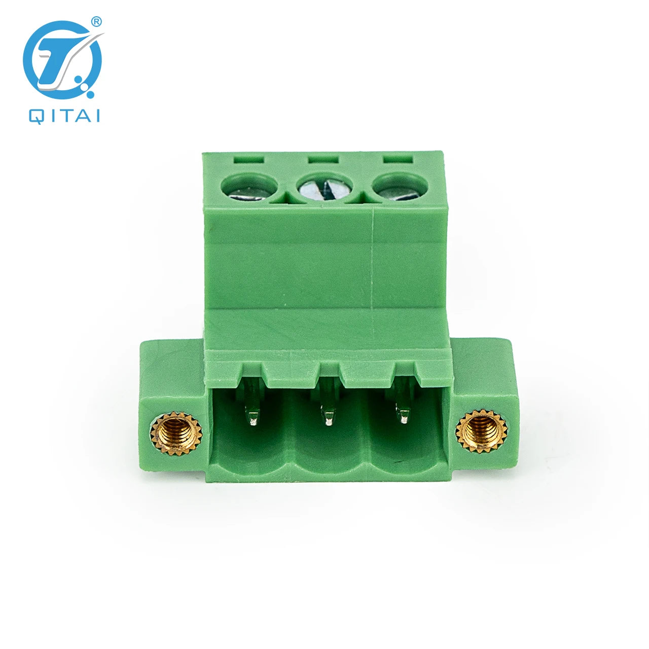 QPS 3.5/3.81/7.62/5.08mm 2-24 Pin Green Screw Spring Pcb Terminal Block Pluggable Male and Female Circuit Board Terminal