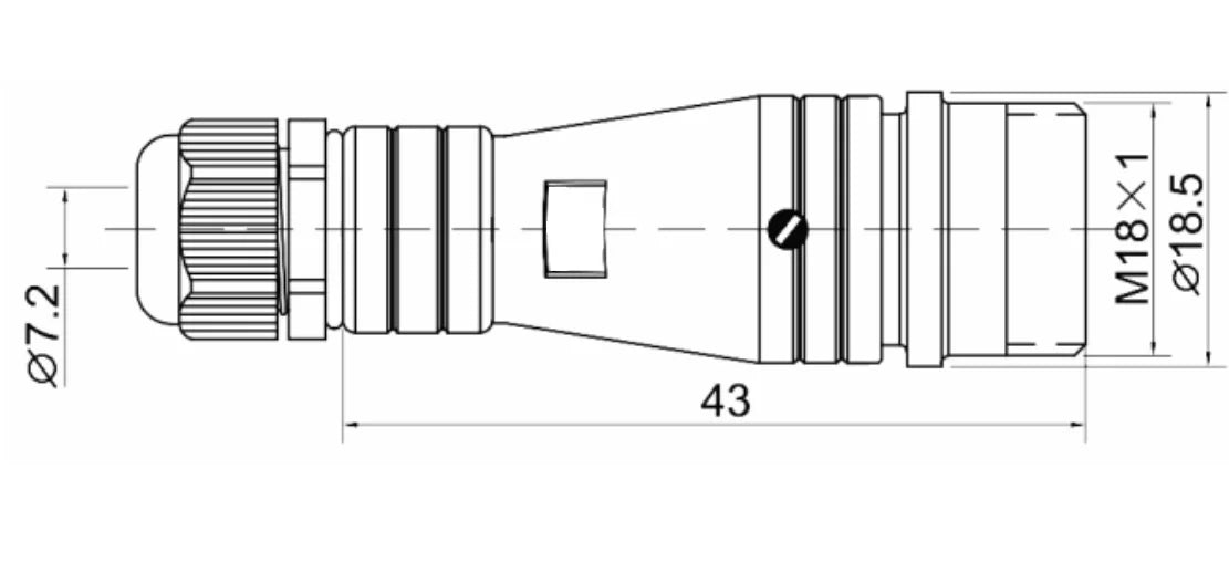 PC16-2K  2P- 9P  Straight Backward Installed Plug 5A 250V Metal Circular Aviation Connector Waterproof for Aviation