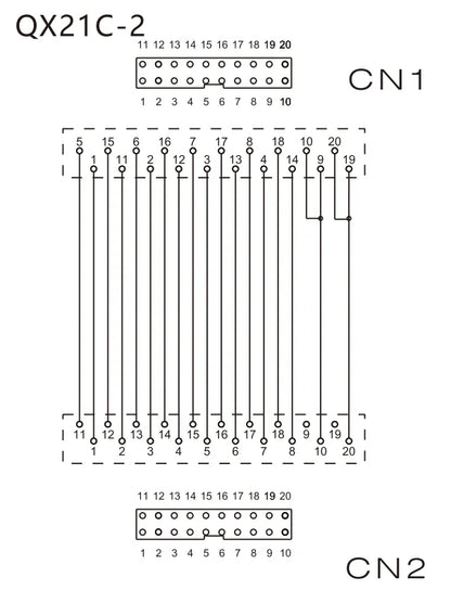 QX21C-2 AWG28  20P/ MIL 20P/MIL Cable PLC I/O Cable Copper Flexible Insulated Wires and Cables  500-10000 mm Plc Control Cable