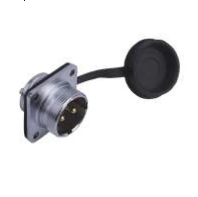 P20-12H High Quality Connector Circular Plastic Socket with Waterproof Copper Contacts Power Applications