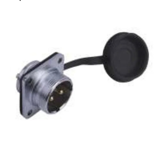 P20-12H High Quality Connector Circular Plastic Socket with Waterproof Copper Contacts Power Applications