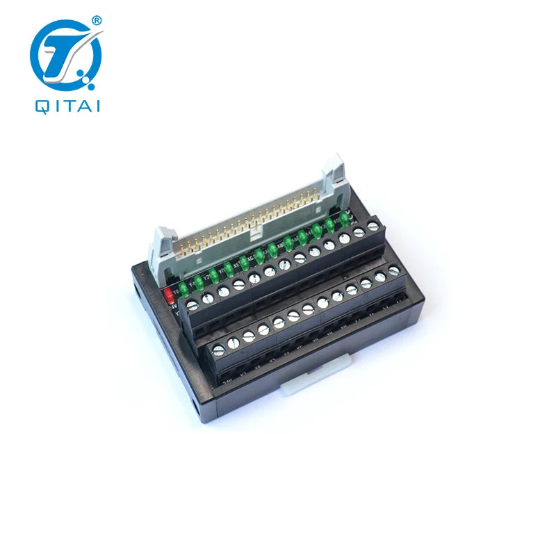 QMT012 L Series CPU Module NPN/PNP 40P MIL Connector 1A DC24V Terminal Block for Automotive 16 Bit Output 8 Bit Input Light