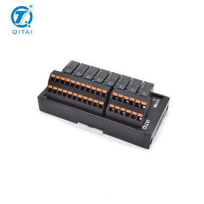 QMY414SL DC24V 16.7mA Relay Module 8 Channel PLC Terminal Block