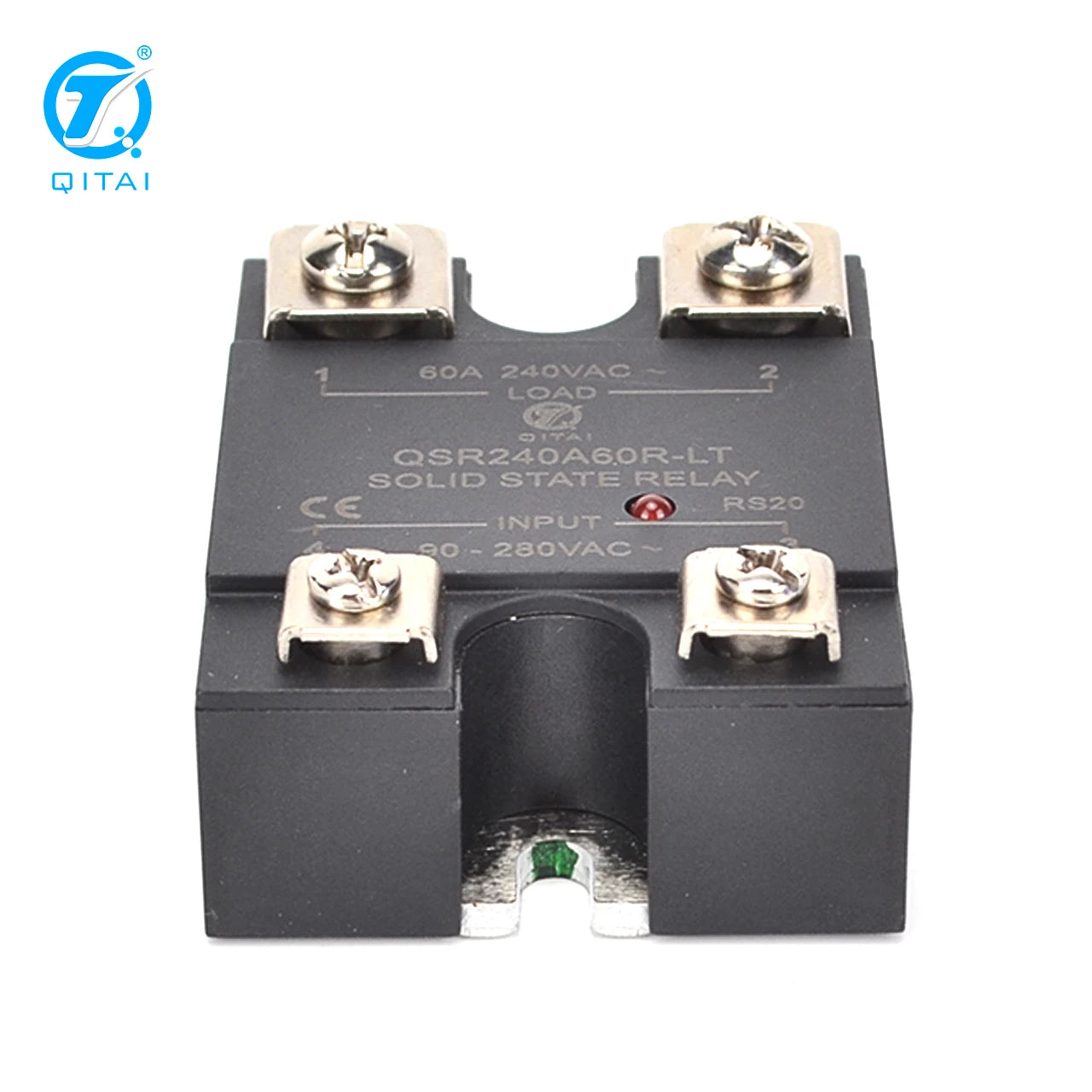 QSR240A60R-LT 60A 240VAC SSR Single Phase AC Output Solid State Relay