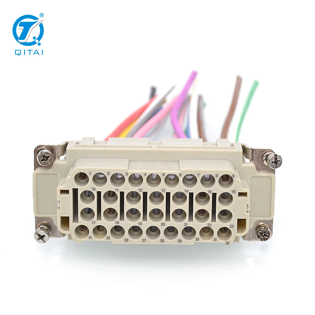 HEE-046-FC HDC 16A 500V Heavy Duty Connector 10P Female Insert Crimp Terminal for Industrial Equipment