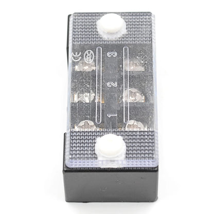 QTB-1003 Terminal Block Screw Terminal Electrical Terminal Strip Wire Connector Block 3-Pole Terminal Block