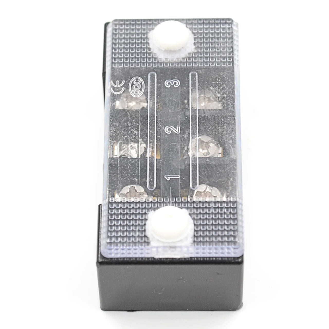 QTB-1003 Terminal Block Screw Terminal Electrical Terminal Strip Wire Connector Block 3-Pole Terminal Block