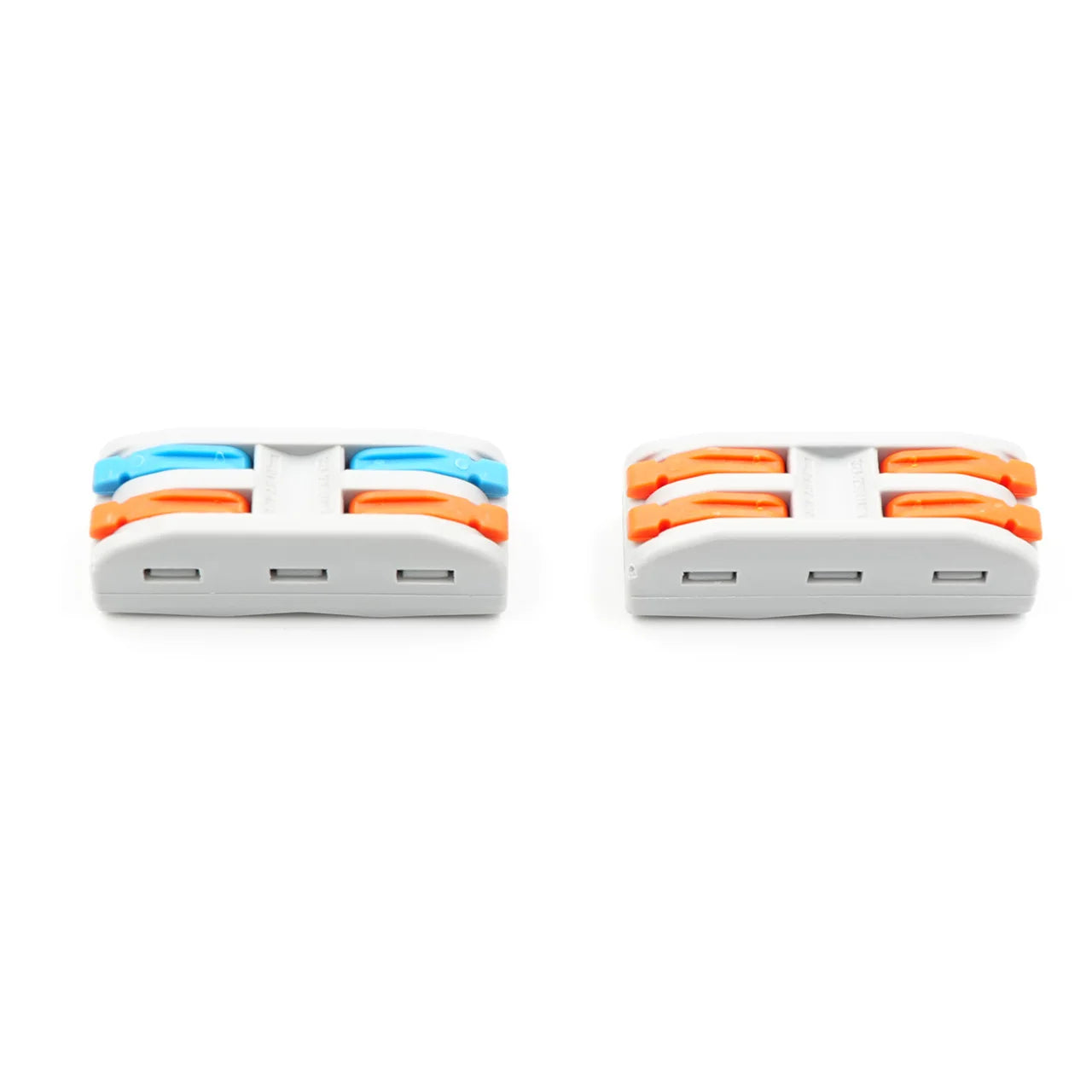 2-Pin Compact Easy Quick Connect Crimp Terminal 250V 32A Copper Splicing Press Wiring Connectors