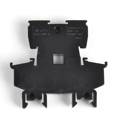 QUTD-10/2-2 Double Level Screw Terminal Block 660V 15A Automotive Din Rail Fuse Disconnect PA66 Brass CE/RoHS Standards