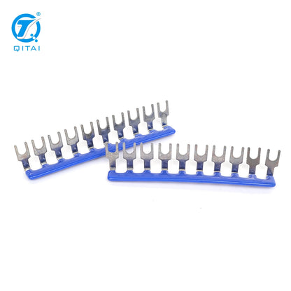 EB 10-8BL(BU) 10 Position Terminal Strip Terminal Connection Bar Jumper Strip Plug-In Bridge Components