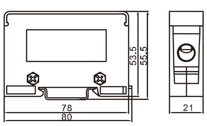 QJFX-35/4x10 Barrier Terminal Strip Automotive Screw Down Termination Distribution & Rail Plug Play Connector
