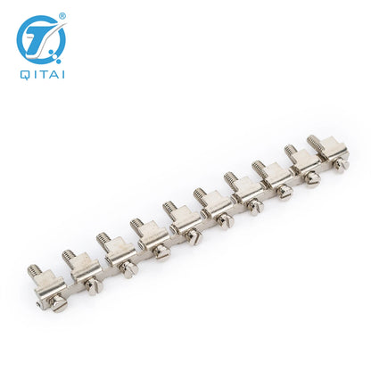 FBI 10-12  Din Rail Terminal Bock Bridge  Screw Terminal Block Plugging Jumper Fixed Bridge for  Din Rail Terminal Blocks