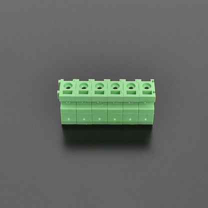 QPW-500-6P 5mm Pitch 6P 300V 10A High Strength Spring Wire Strong Shock Resistance Plug Connector Terminal Blocks PCB