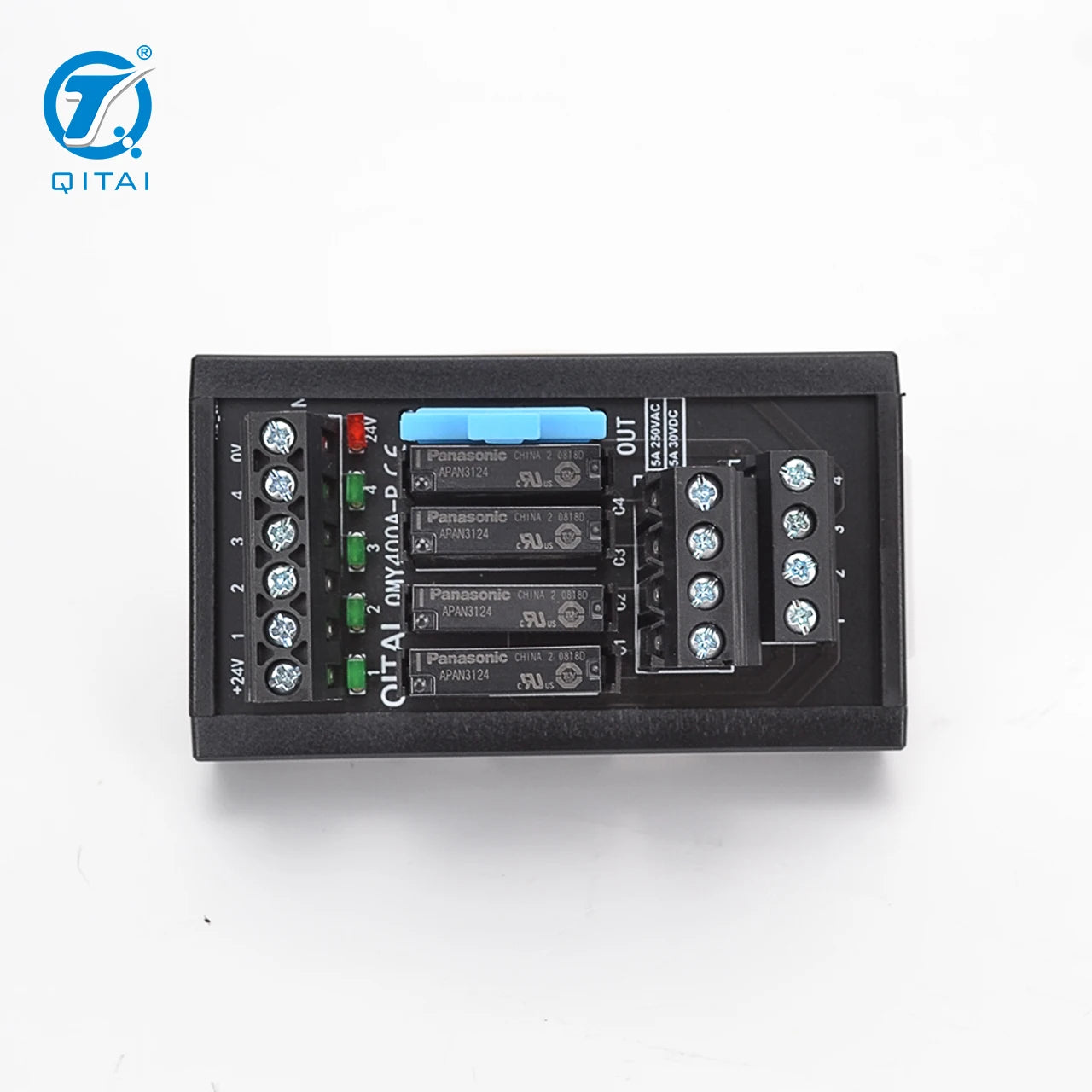 QITAI QMY400A-P Converter Module 4 SSR Input Output DC24V 4/8/16/32 Channel Intermediate Relay Module PLC Terminal
