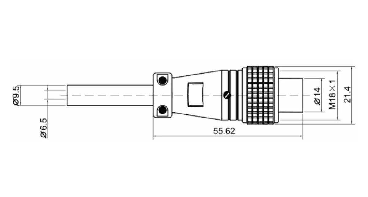 P16F-2A 2P- 9P Cable Type Backward Installed Plug 250V Waterproof Metal Circular Aviation Connectors