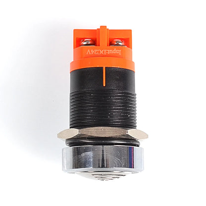 QITAI Electric Buzzers QDN22FM-QR Indicator Light Flash   Metal Buzzer  22mm Intermittent Sound Acousto-optic Buzzer