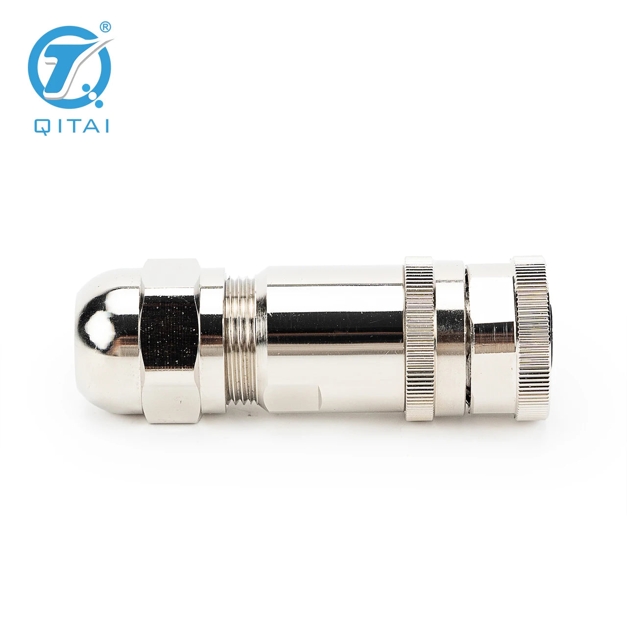 M12-F04T M12 Plastic Straight Connectors 4-Pin Male Female Metal Circular Connectors