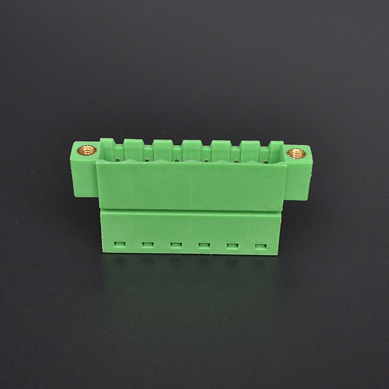 QPS-508S-6P 5.08mm Pitch 2-24 Pin Male and Female Wire Connector Screw Plug-in PCB Terminal Block With Flange