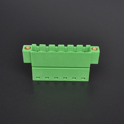 QPS-508S-6P 5.08mm Pitch 2-24 Pin Male and Female Wire Connector Screw Plug-in PCB Terminal Block With Flange