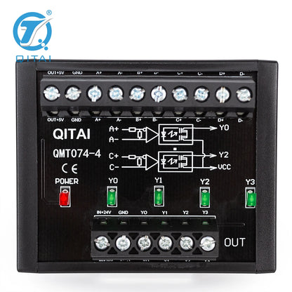 QMT074-4 PLC Terminal Block Module 4-20mA I/O Signal Conversion Board Industrial Automation Control Wiring Reliable Interface