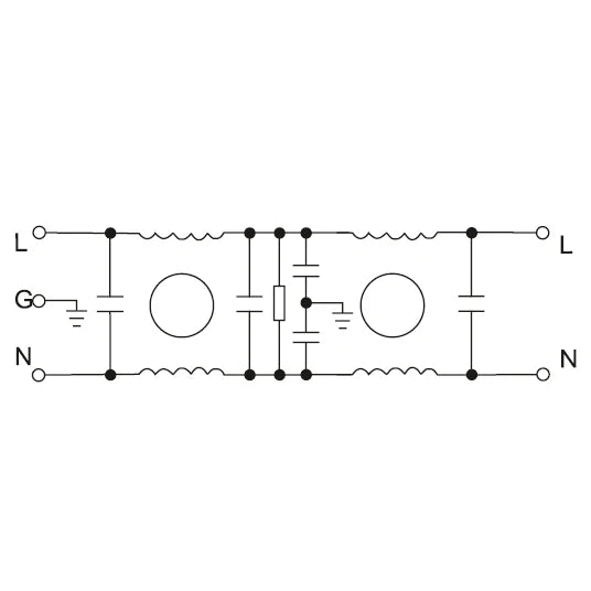 QFDEA4-20A-GD Single Phase  Hyperbole   Filters115/250VAC   50/60Hz Power Filter General  Purpose Connection