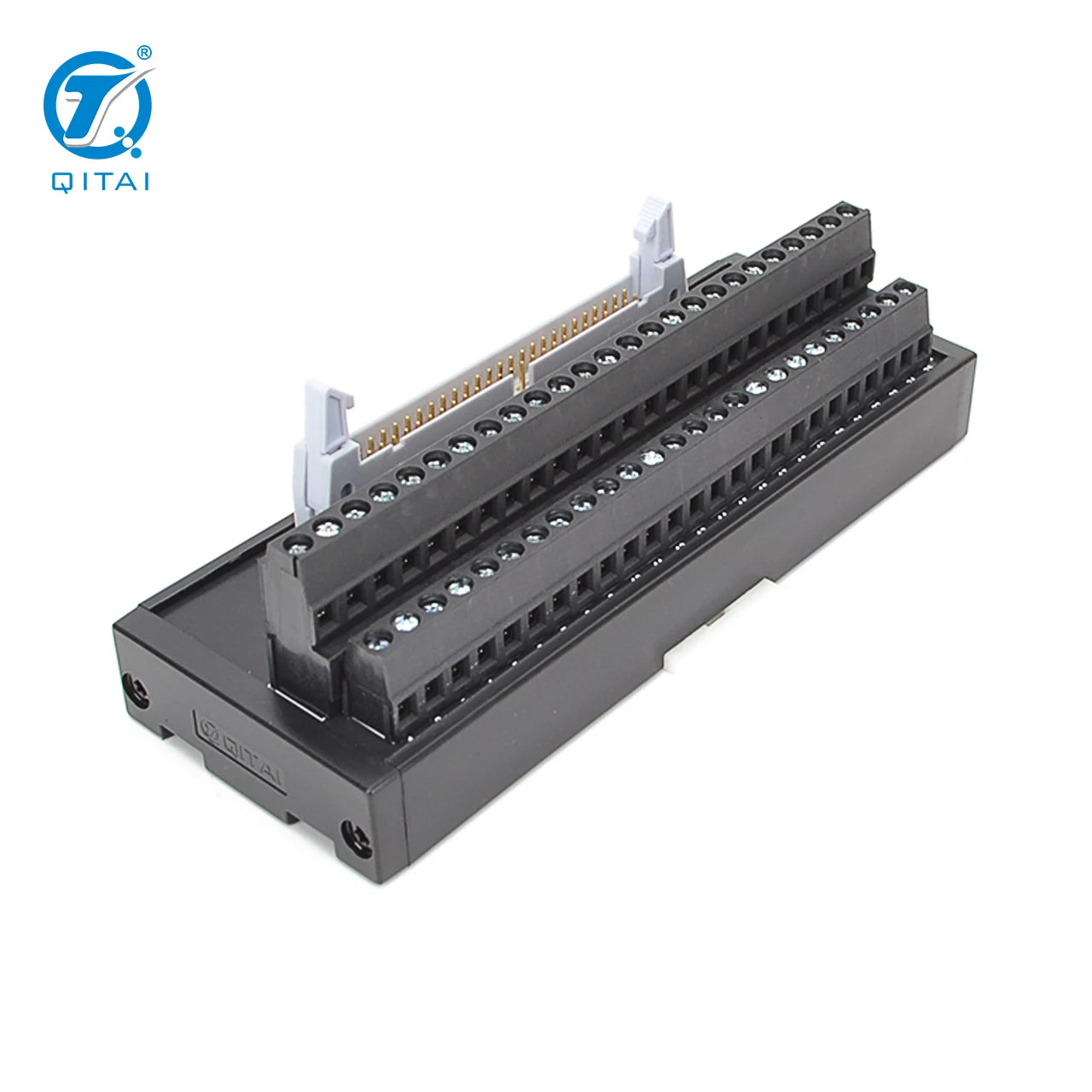QMT025A 50-Pin MIL Wire Connector DC24V 1A Screw Connection 1.5mm AWG16 Automotive Electric Terminal Block Module PLC Connector