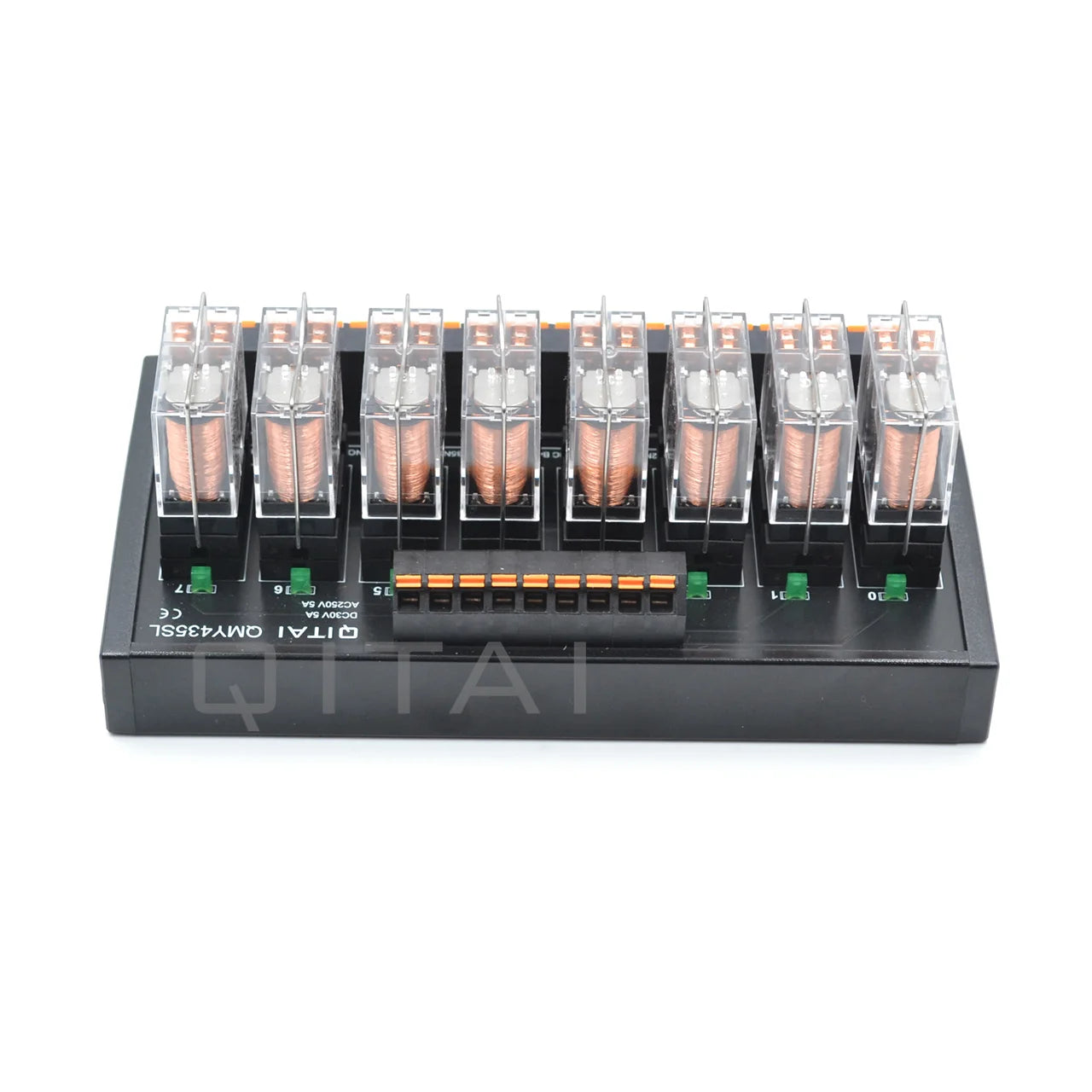 QMY435SL NPN  8-bit 2C Power Relay Module  5A  250VAC/30VDC  High Power Relay  Module LED   with Surge Suppression Circuit