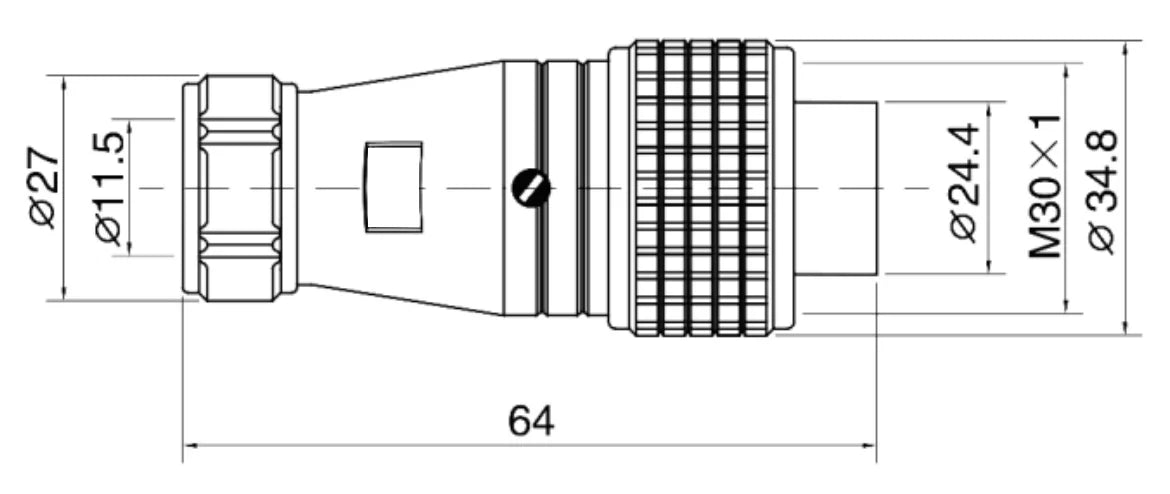 PG28-2A  3/8 Mental Flexible Pipe Plug a Waterproof Connector  2-26 Pin Circular Flange Cable Connector Aviation