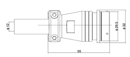 PT 28-19K  Industrial Waterproof Aviation Adapter Plug Socket Electrical Connector 2-26P Multi Application Connector